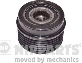 Nipparts N1182008 - Pulley, alternator, freewheel clutch autospares.lv