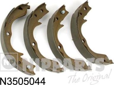 Nipparts N3505044 - Brake Shoe Set, parking brake autospares.lv