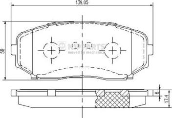 Valeo 671777 - Brake Pad Set, disc brake autospares.lv