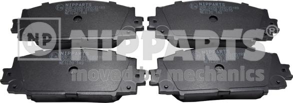 Nipparts N3602158 - Brake Pad Set, disc brake autospares.lv