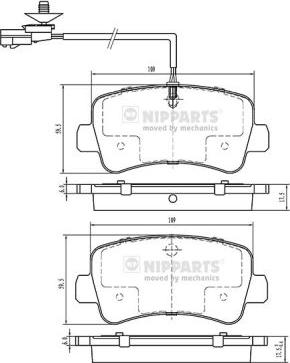 Stark SKBP-0011260 - Brake Pad Set, disc brake autospares.lv