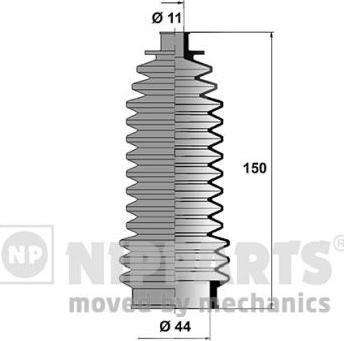 Nipparts N2841025 - Bellow Set, steering autospares.lv