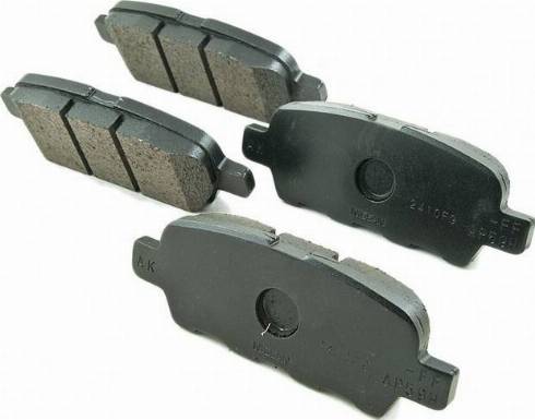 NISSAN D4060-JA00A - Brake Pad Set, disc brake autospares.lv