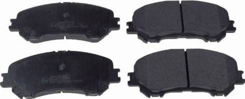 NISSAN D10604EA0A - Brake Pad Set, disc brake autospares.lv