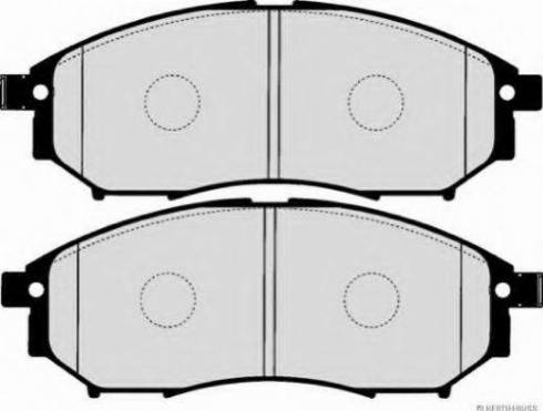 NISSAN D1060-5X00A - Brake Pad Set, disc brake autospares.lv