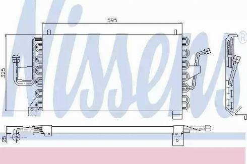 Nissens 94108 - Condenser, air conditioning autospares.lv