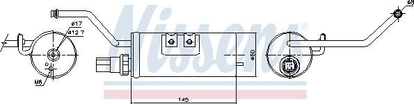 Nissens 95529 - Dryer, air conditioning autospares.lv