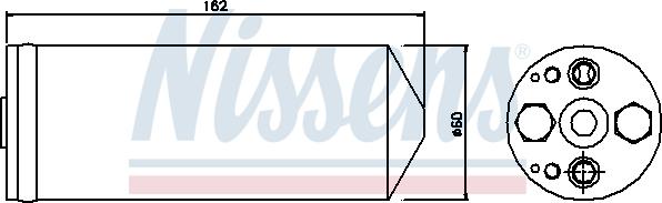 Nissens 95345 - Dryer, air conditioning autospares.lv