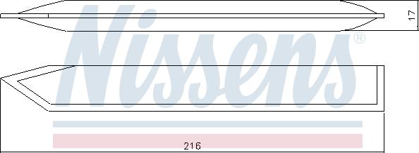 Nissens 95348 - Dryer, air conditioning autospares.lv