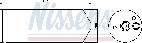 Nissens 95362 - Dryer, air conditioning autospares.lv