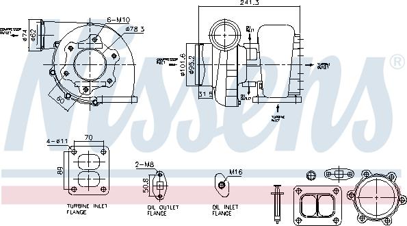 Nissens 93597 - Charger, charging system autospares.lv