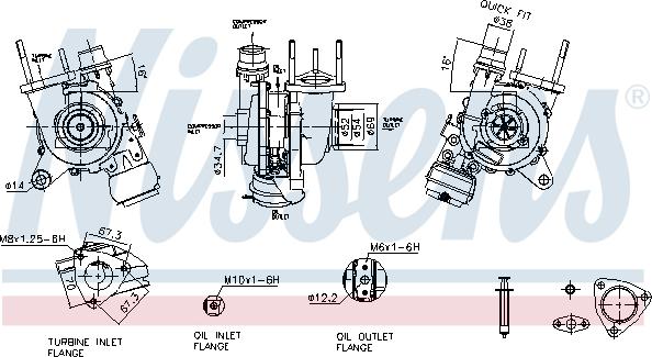 Nissens 93551 - Charger, charging system autospares.lv