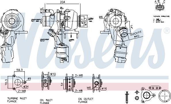 Nissens 93509 - Charger, charging system autospares.lv