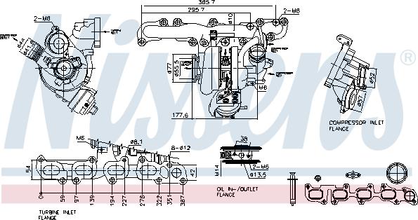 Nissens 93505 - Charger, charging system autospares.lv