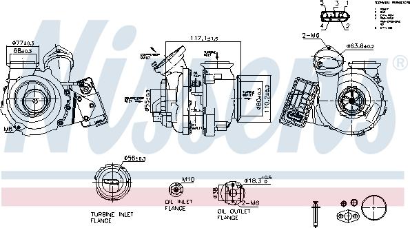 Nissens 93503 - Charger, charging system autospares.lv