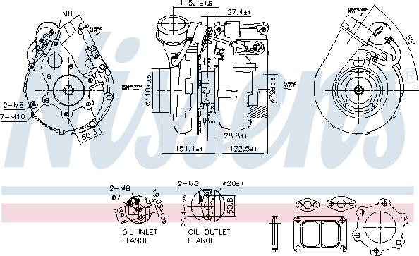 Nissens 93617 - Charger, charging system autospares.lv