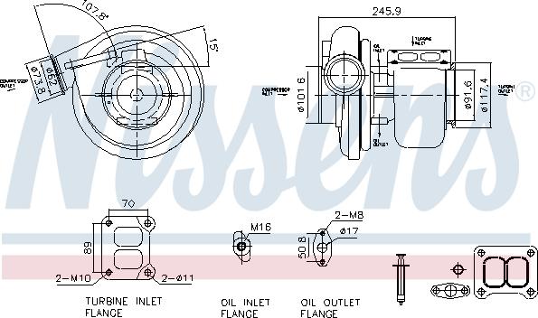 Nissens 93681 - Charger, charging system autospares.lv