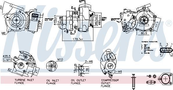 Nissens 93635 - Charger, charging system autospares.lv