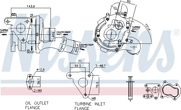 Nissens 93093 - Charger, charging system autospares.lv