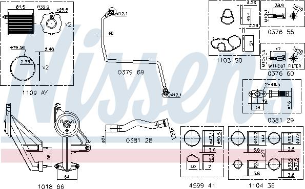 Nissens 9300911 - Mounting Kit, charger autospares.lv