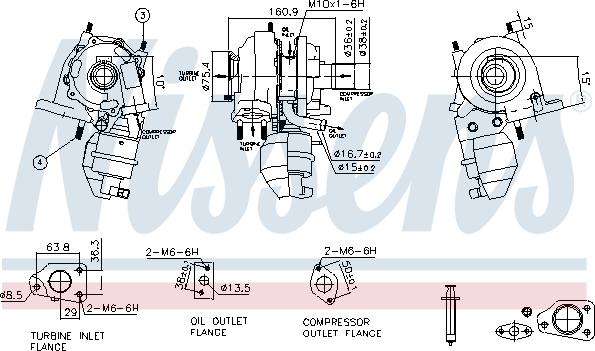 Nissens 93350 - Charger, charging system autospares.lv