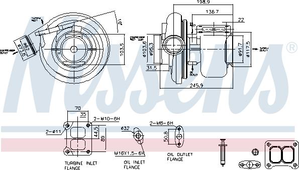 Nissens 93301 - Charger, charging system autospares.lv