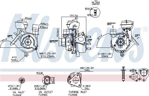 Nissens 93243 - Charger, charging system autospares.lv