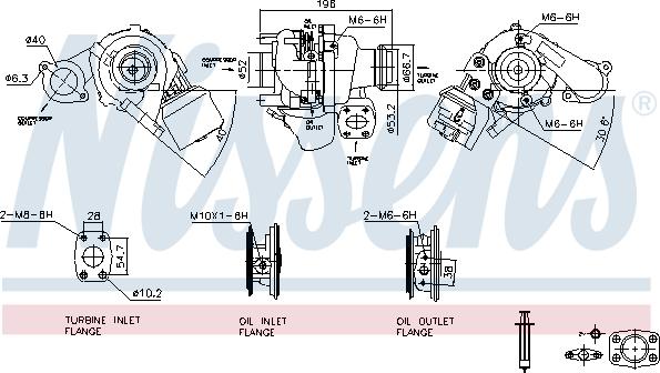 Nissens 93258 - Charger, charging system autospares.lv