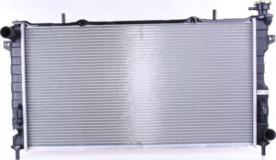 Nissens 61005 - Radiator, engine cooling autospares.lv