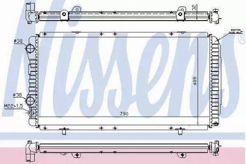 FPS 20 A722 - Radiator, engine cooling autospares.lv