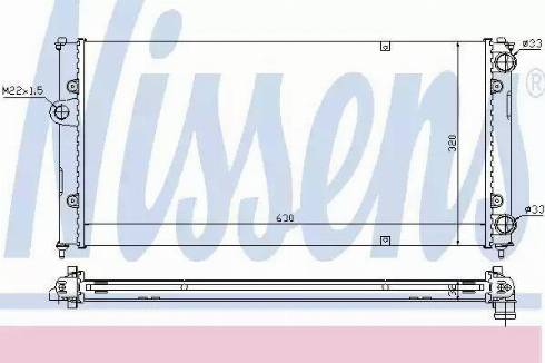 Nissens 639971 - Radiator, engine cooling autospares.lv