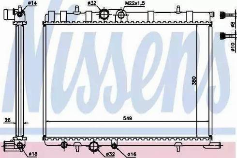 TEMPEST TP.15.63.502 - Radiator, engine cooling autospares.lv