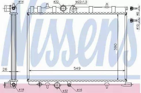 TEMPEST TP.15.63.502 - Radiator, engine cooling autospares.lv