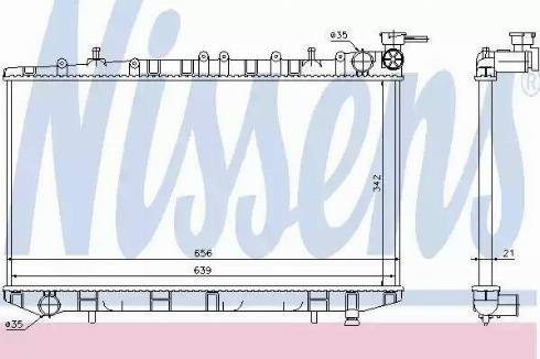 Nissens 62972 - Radiator, engine cooling autospares.lv