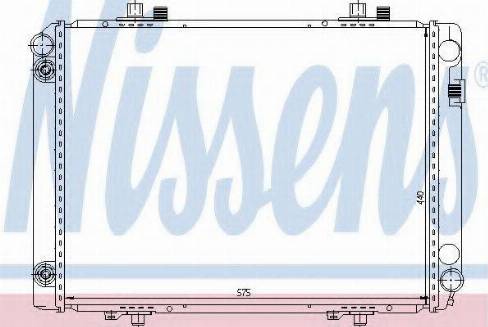 Nissens 62602 - Radiator, engine cooling autospares.lv