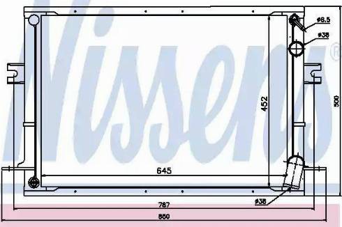 Nissens 62289 - Radiator, engine cooling autospares.lv