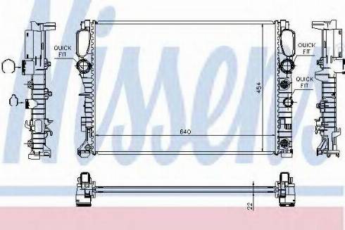 Nissens 62792 - Radiator, engine cooling autospares.lv