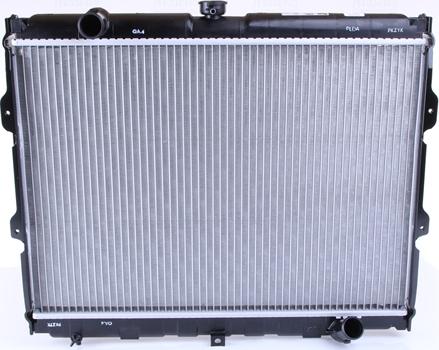 Nissens 67046 - Radiator, engine cooling autospares.lv