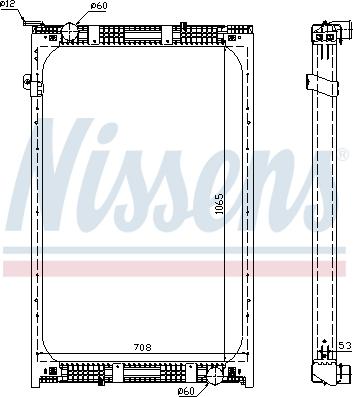 Nissens 67171 - Radiator, engine cooling autospares.lv