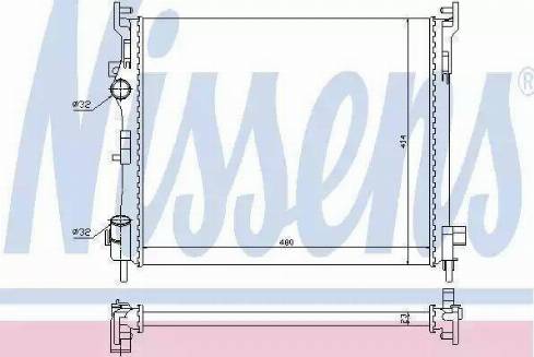 Magneti Marelli 350213991000 - Radiator, engine cooling autospares.lv