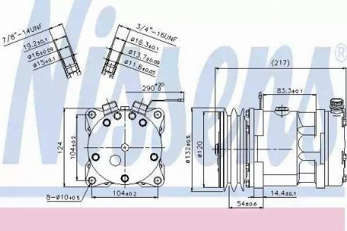 Nissens 899920 - Compressor, air conditioning autospares.lv