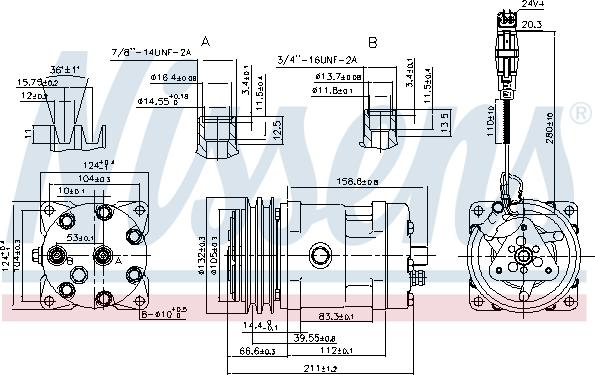 Nissens 89472 - Compressor, air conditioning autospares.lv