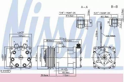 Nissens 89523 - Compressor, air conditioning autospares.lv