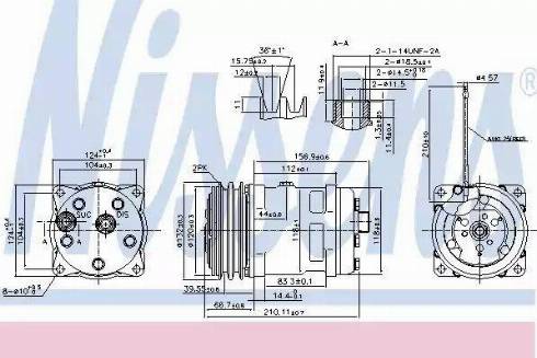 Nissens 89646 - Compressor, air conditioning autospares.lv