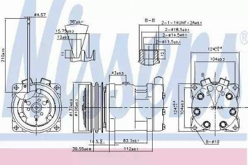 Nissens 89610 - Compressor, air conditioning autospares.lv