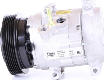 Nissens 890679 - Compressor, air conditioning autospares.lv