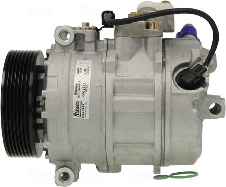 Nissens 890069 - Compressor, air conditioning autospares.lv