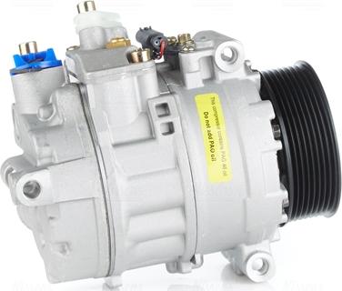 Nissens 890197 - Compressor, air conditioning autospares.lv