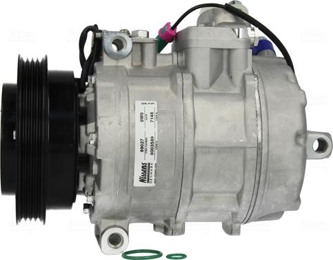 Nissens 89027 - Compressor, air conditioning autospares.lv