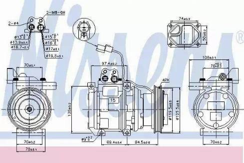 Koreastar KCPH-004 - Compressor, compressed air system autospares.lv